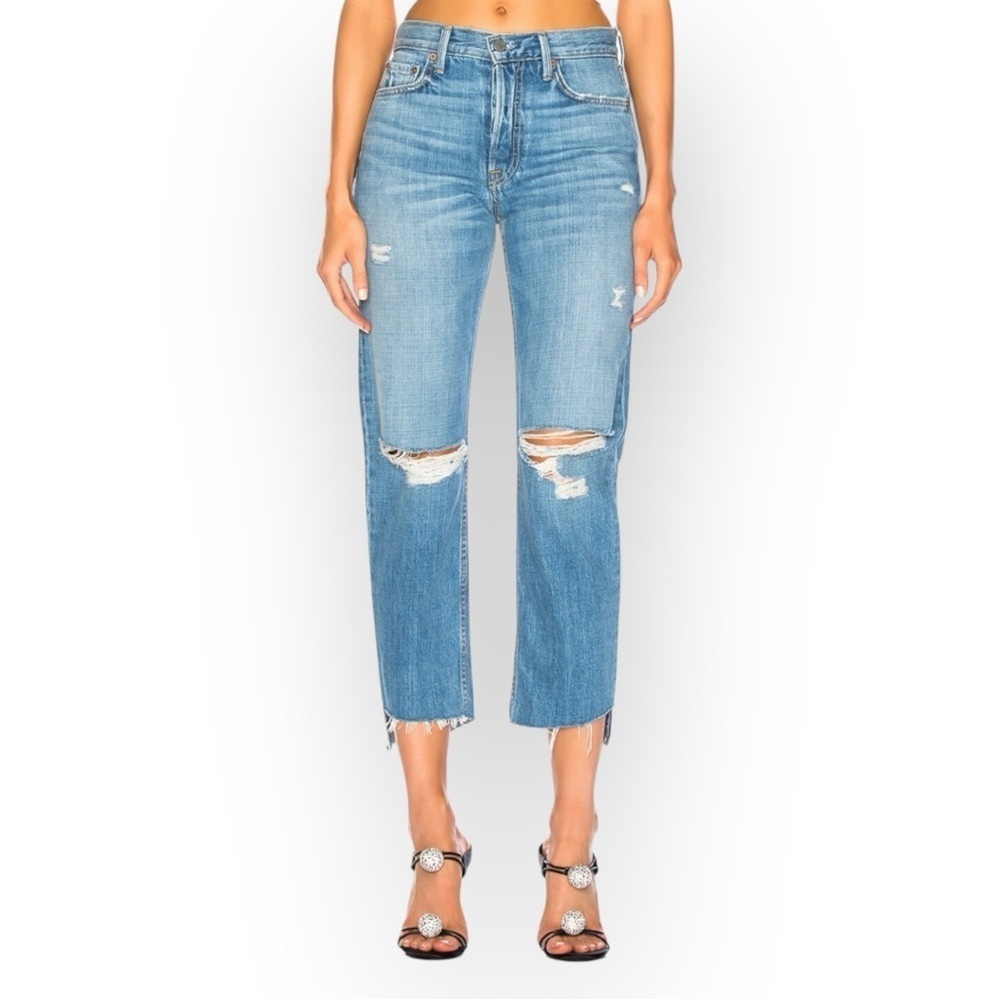 GRLFRND Helena High Rise Crop in Last Song 28